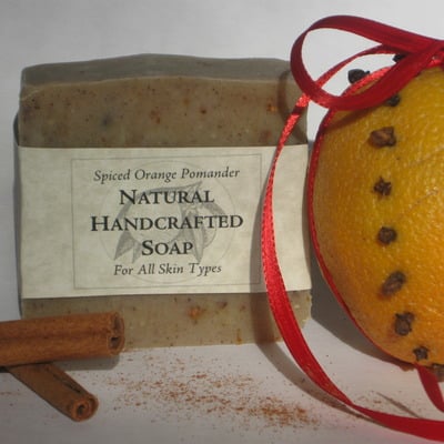 Spiced orange pomander soap for all skin types - Thumbnail 4