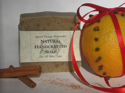 Spiced Orange Pomander Soap for All Skin Types