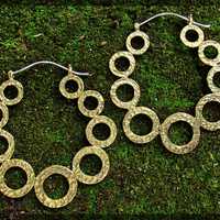 9 Planet Hoops (Brass) - Thumbnail 1