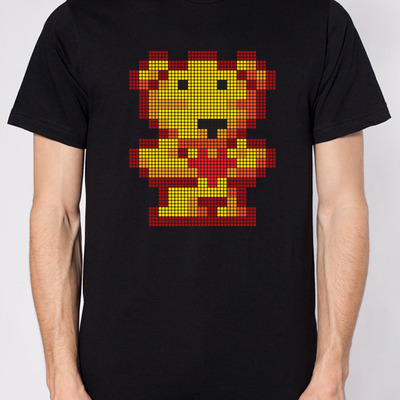 "original" pixel-bear / black