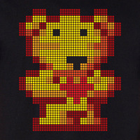 "Original" Pixel-Bear / Black - Thumbnail 1