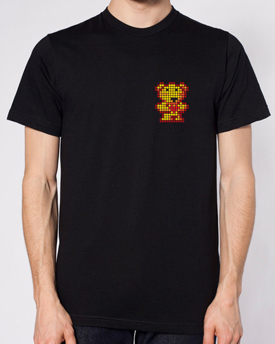 "Pocket" Pixel-Bear / Black