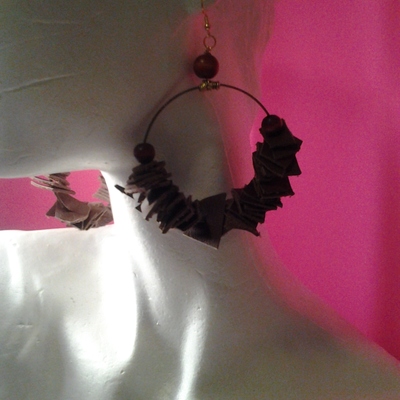  rearea's leather earrings 