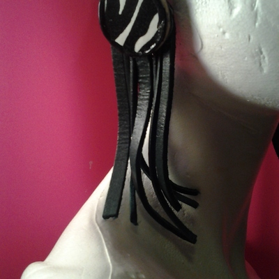 Safari fringed earrings