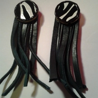 Safari Fringed Earrings - Thumbnail 1