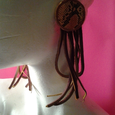 Safari fringed earrings