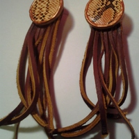Safari Fringed Earrings - Thumbnail 3