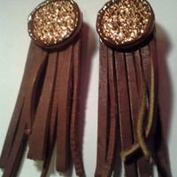 Safari Fringed Earrings - Thumbnail 3