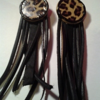 Safari Fringed Earrings - Thumbnail 2