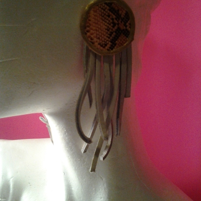 Safari fringed earrings