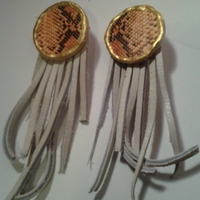 Safari Fringed Earrings - Thumbnail 1