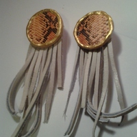 Safari Fringed Earrings - Thumbnail 2