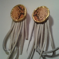 Safari Fringed Earrings - Thumbnail 3