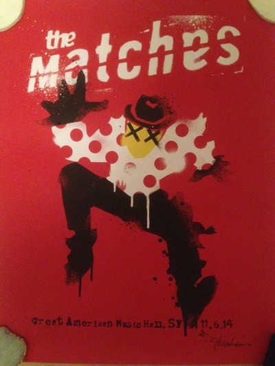 The Matches - GAMH Show Poster -Operation Ivy