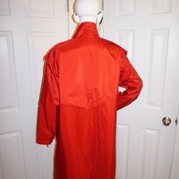 Vintage Red Long Trench Coat Size 1x - Thumbnail 3