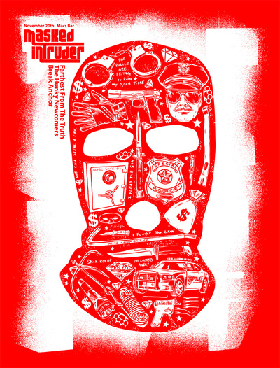 masked intruder - red