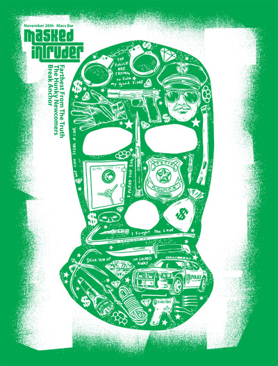 masked intruder - green