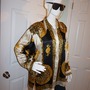 Vintage Mssardi Black/Gold Versace Style Top Size 1x-1