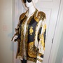 Vintage Mssardi Black/Gold Versace Style Top Size 1x-2
