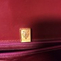 Vintage Lizard Skin Authentic  Burgundy Gucci Purse -2