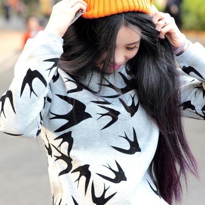 Autumn winter women long sleeved sweater 