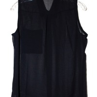 Glamorous Sequin Collar Top  - Thumbnail 3