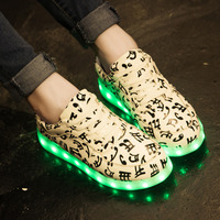 Luminous shoes music sneaker - Thumbnail 1