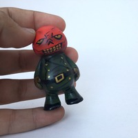 Red Skull 3D printed on Chubb mold - Thumbnail 2