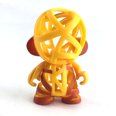 Orange and yellow micro munny