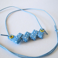 Happy Handmade Eco-Chic Necklace - Thumbnail 3