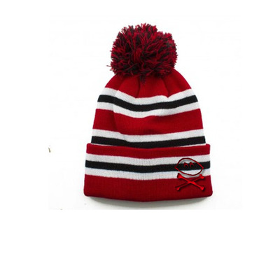 Stripe logo  pom pom 