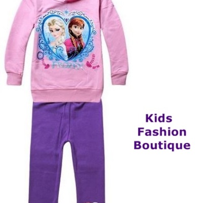 Girls frozen anna/elsa 2-pcs sweatsuit