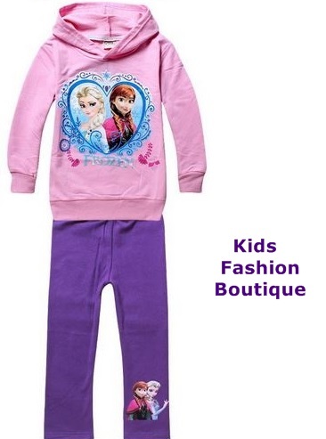 Girls Frozen Anna/Elsa 2-pcs Sweatsuit