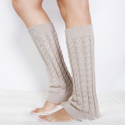Knit leg warmers