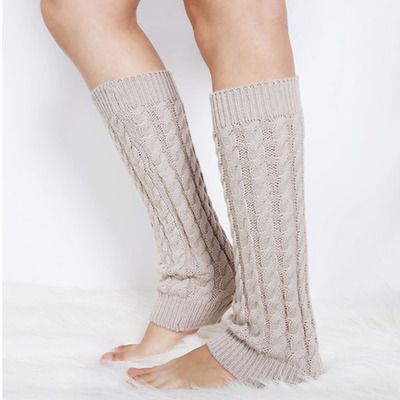 Knit leg warmers
