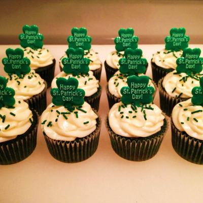 Irish coffee cupcakes