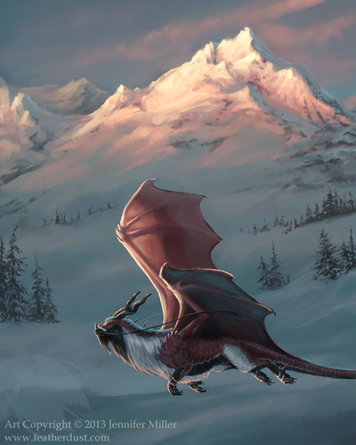 8x10 "Fold Into the Morning Light" Print