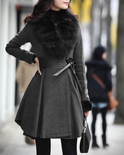 Sold out: Gray Long Wool Coat