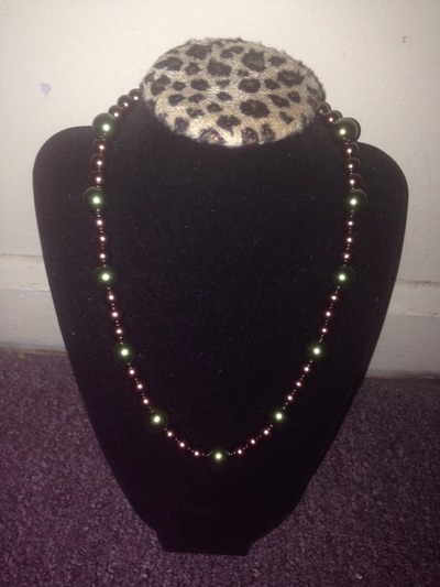 Chocolate Mint Necklace