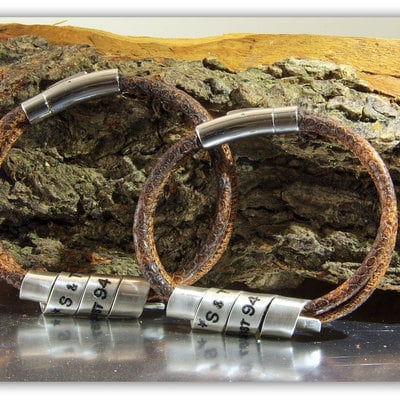 2x matching bracelet, his and her bracelets, couple bracelets,matching bracelets for couples,couples set,men women silver aluminum bracelet