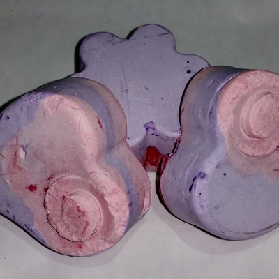Hearts & roses soap - shapes