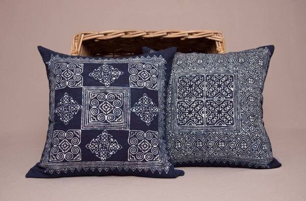 Indigo Batik Pillow Covers