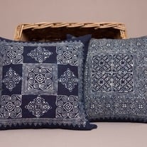 Indigo Batik Pillow Covers
