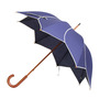 Swirl Flower Umbrella/Navy-1