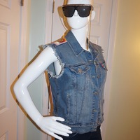 Vintage Levis Barbie Vest Size S-M - Thumbnail 1