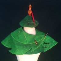 CH3 tinkerbell cape and hat with red feather cosplay disney - Thumbnail 1