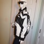 Vintage French Collezioni Black/White Leather Jacket Size 2x-2