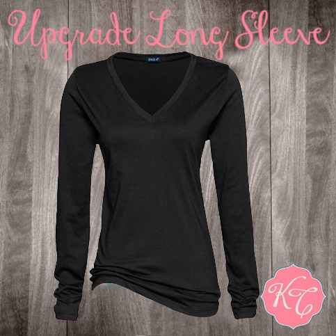 Upgrade Ladies Vneck Long Sleeve