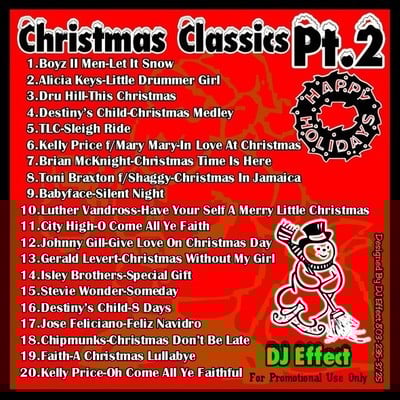 DJ Effect - 'Christmas Classics #2' Holiday Mixtape (Mix CD)