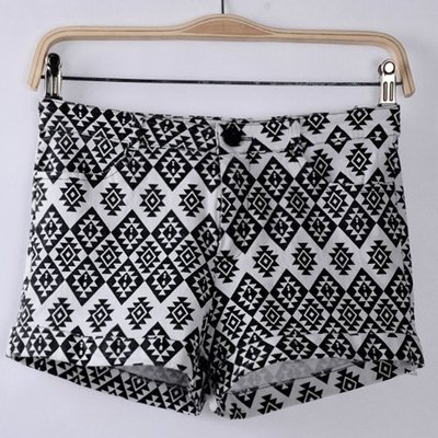 Aztec pattern shorts